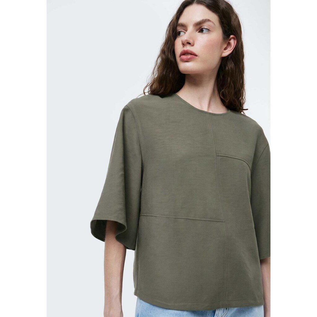 Blusa Feminina Manga Curta Em Viscose Hering