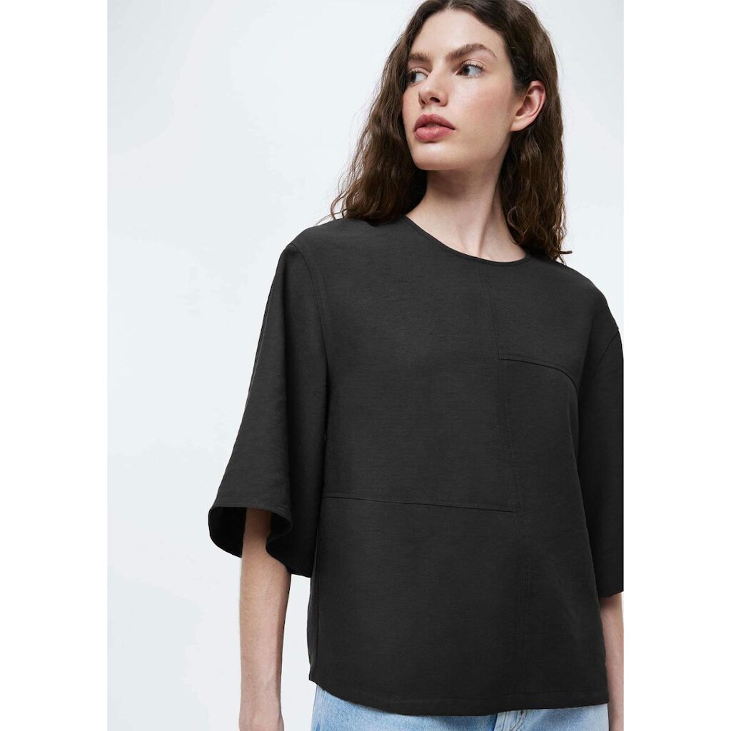 Blusa Feminina Manga Curta Em Viscose Hering
