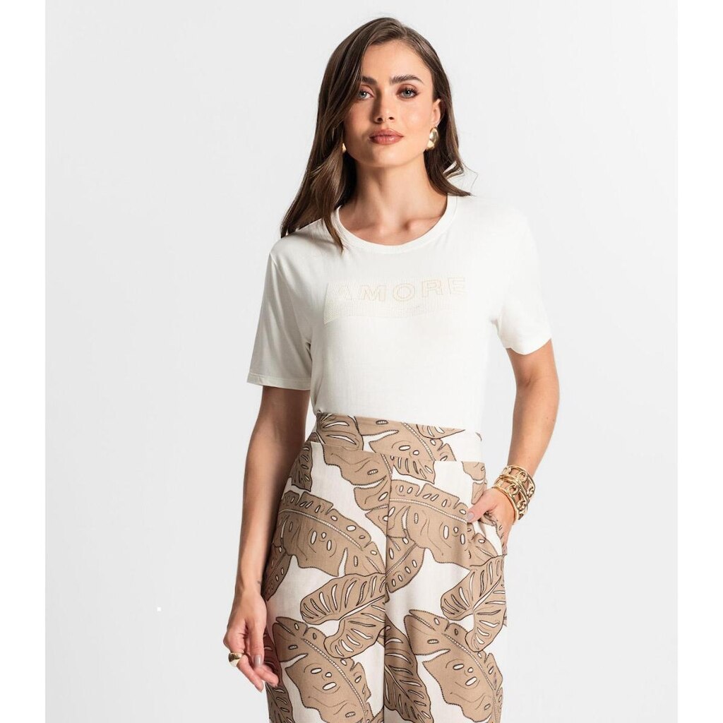 Blusa Feminina Manga Curta Endless