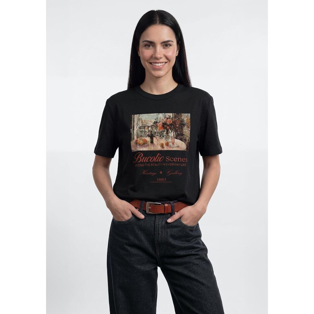 Blusa Feminina Manga Curta Estampada Hering
