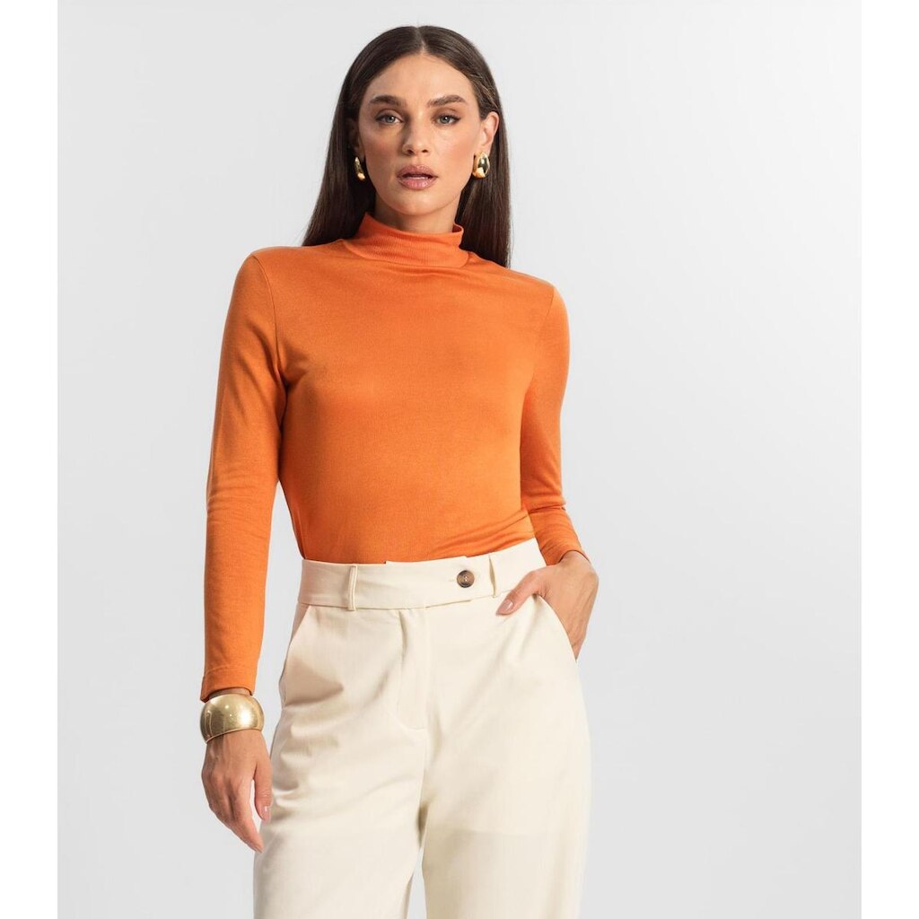 Blusa Feminina Manga Longa Endless Laranja