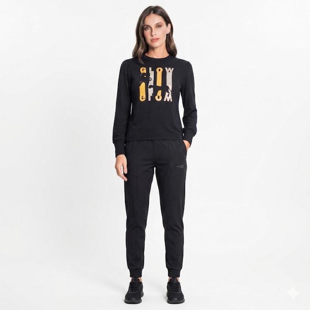 Blusa Feminina Manga Longa Glow Rovitex
