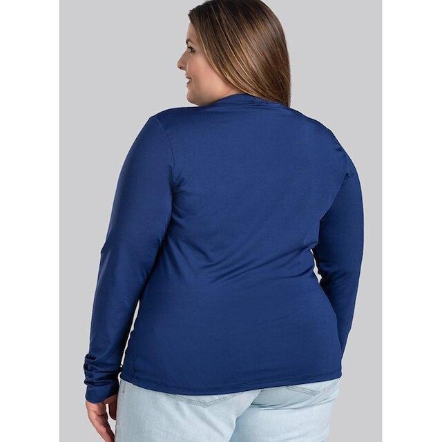 Blusa Feminina Manga Longa Plus Size Térmica Peluciada - Serena