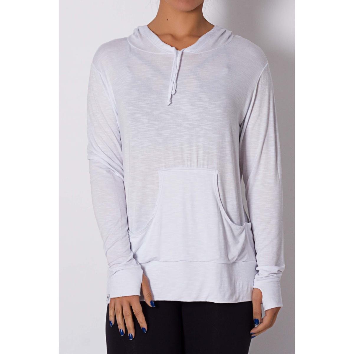 blusa de manga longa com capuz