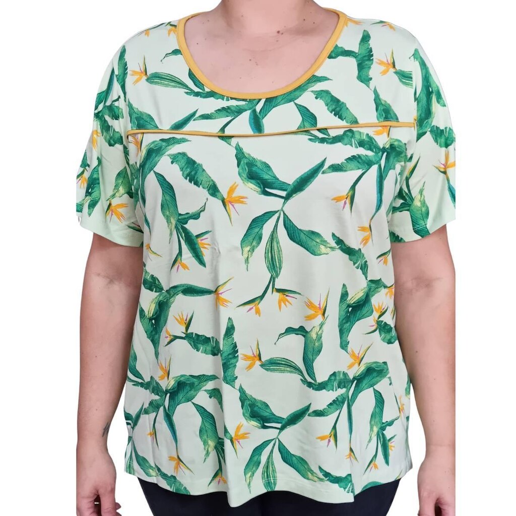 Blusa Feminina MC Biografia Estampada Plus Size