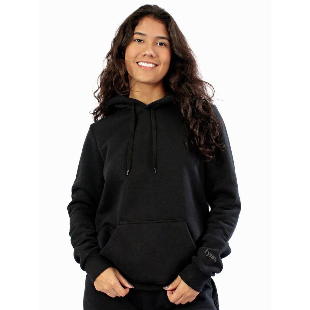 Blusa Feminina Moletom Canguru Capuz Bolso