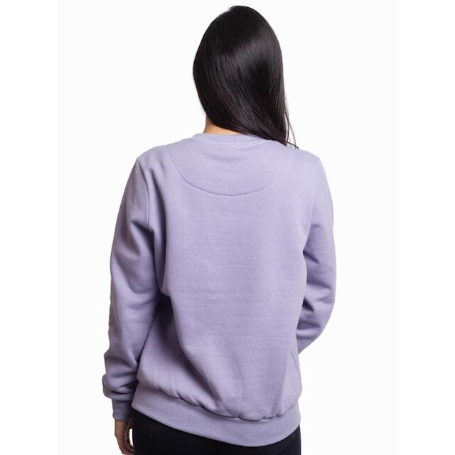 Blusa Feminina Moletom Gola Careca