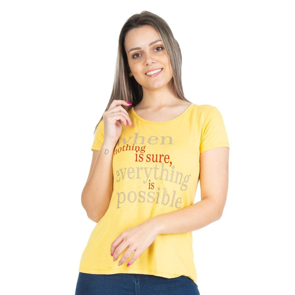 Blusa Feminina Possible Select Amarelo