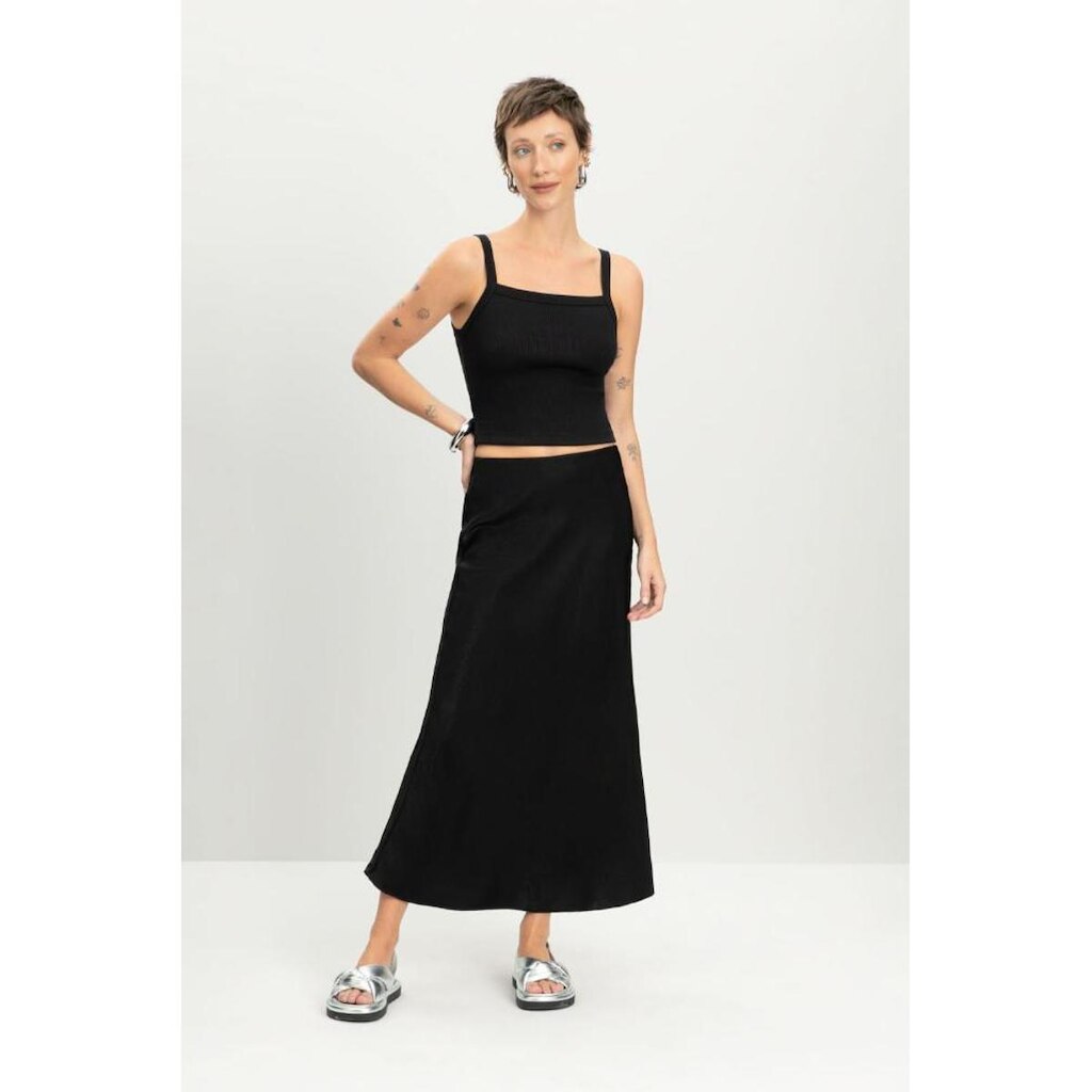Blusa feminina regata em ribana Essendi