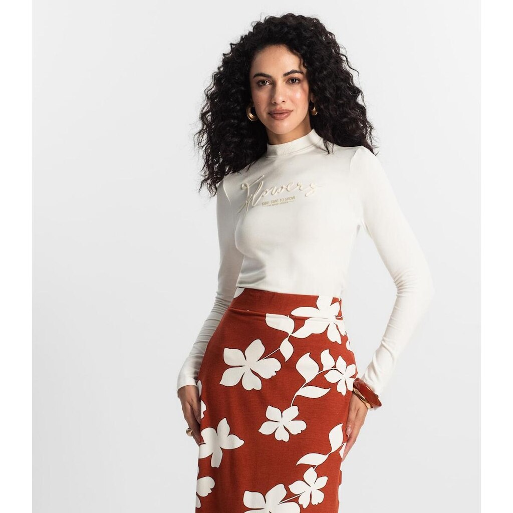 Blusa Feminina Rovitex Bege