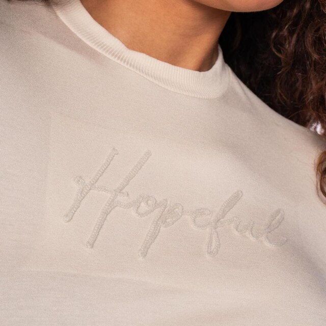 Blusa Feminina Rovitex Bordado Manga Longa Bege