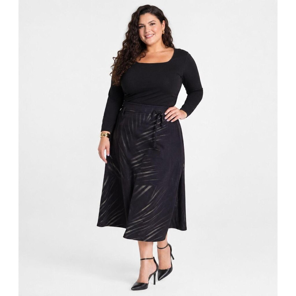 Blusa Feminino Cotton Manga Longa Dianna Preto