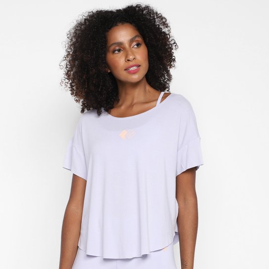 Blusa Fila Stúdio Train Feminina - Lilás Menor preço em Blusa Fila Stúdio Train Feminina - Lilás