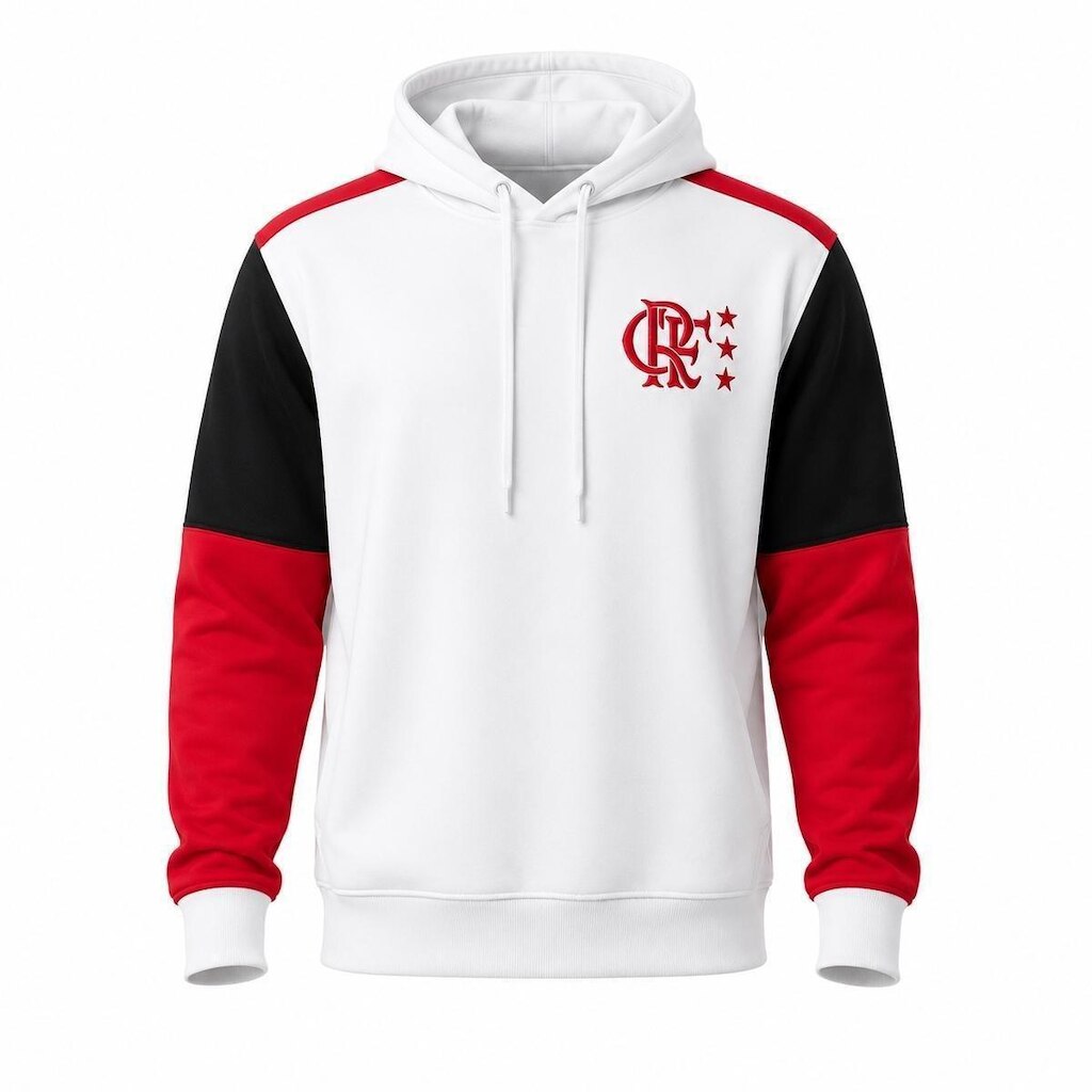 Blusa Flamengo Moletom Retrô 1981 Away - Masculino