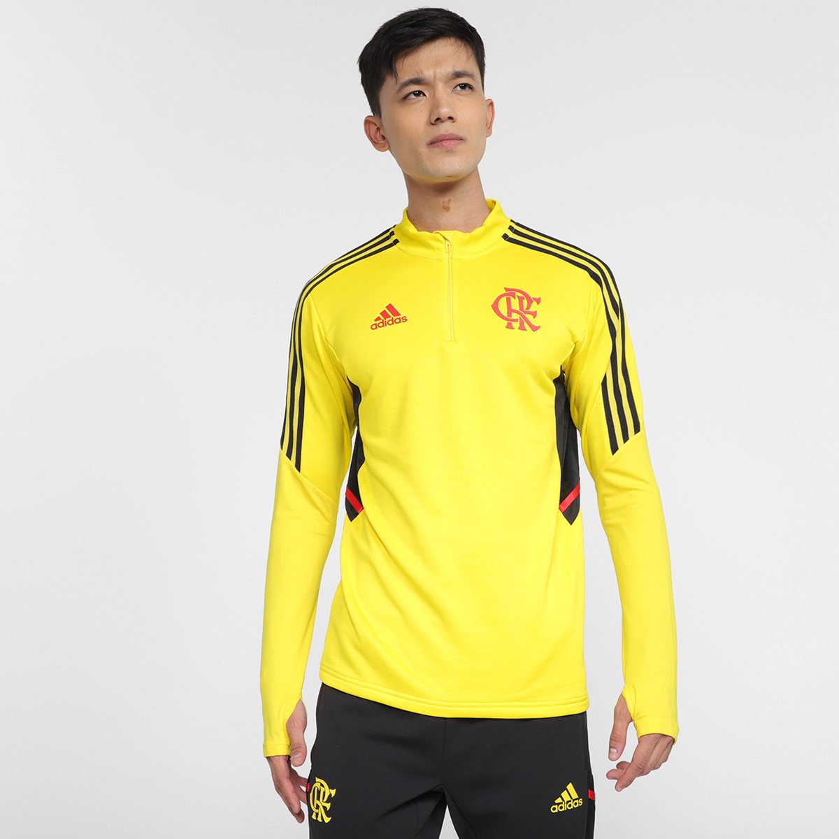 Blusa Flamengo Treino 22/23 Atleta Adidas Masculina Menor preço em Blusa Flamengo Treino 22/23 Atleta Adidas Masculina