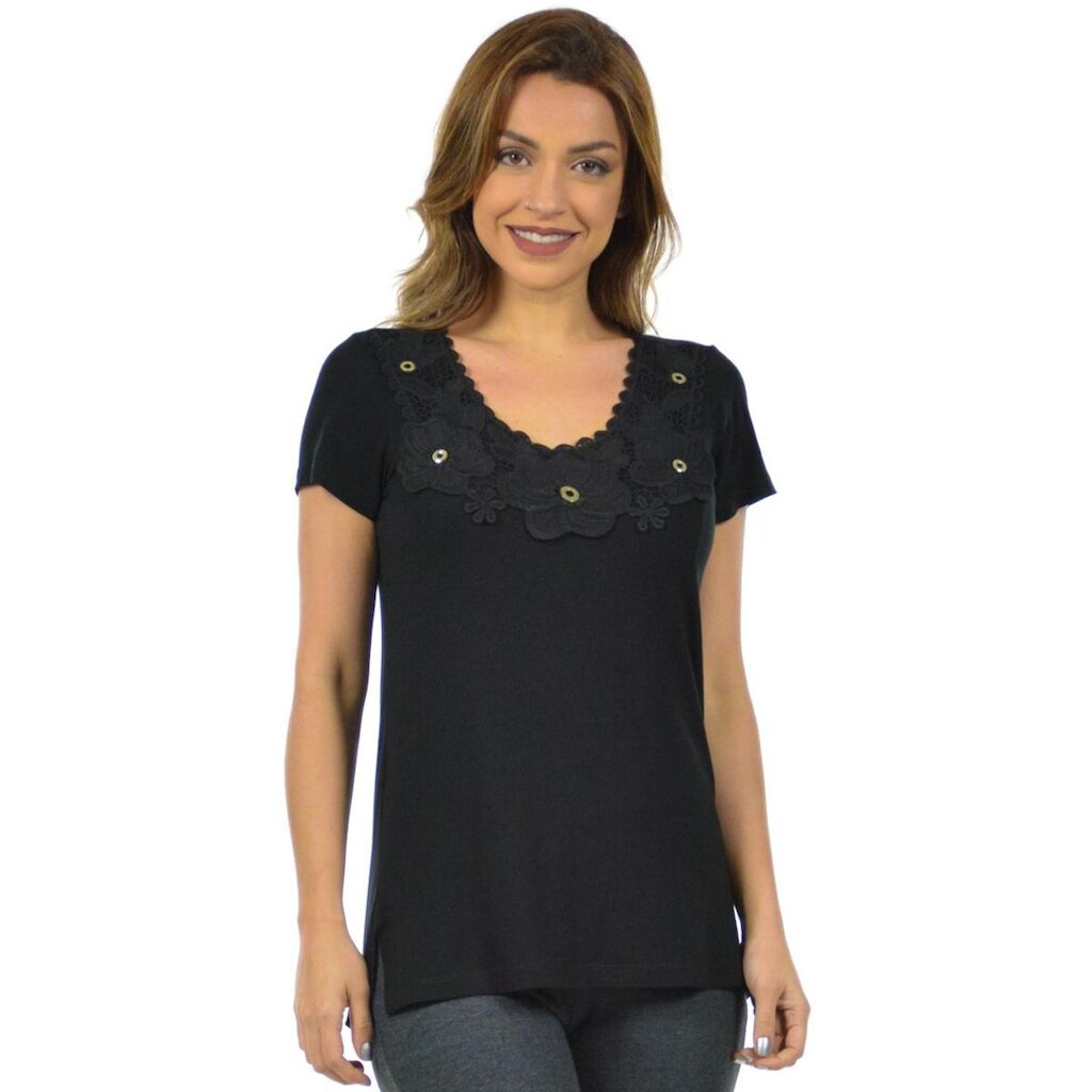 Blusa florais fenomenal Branco P