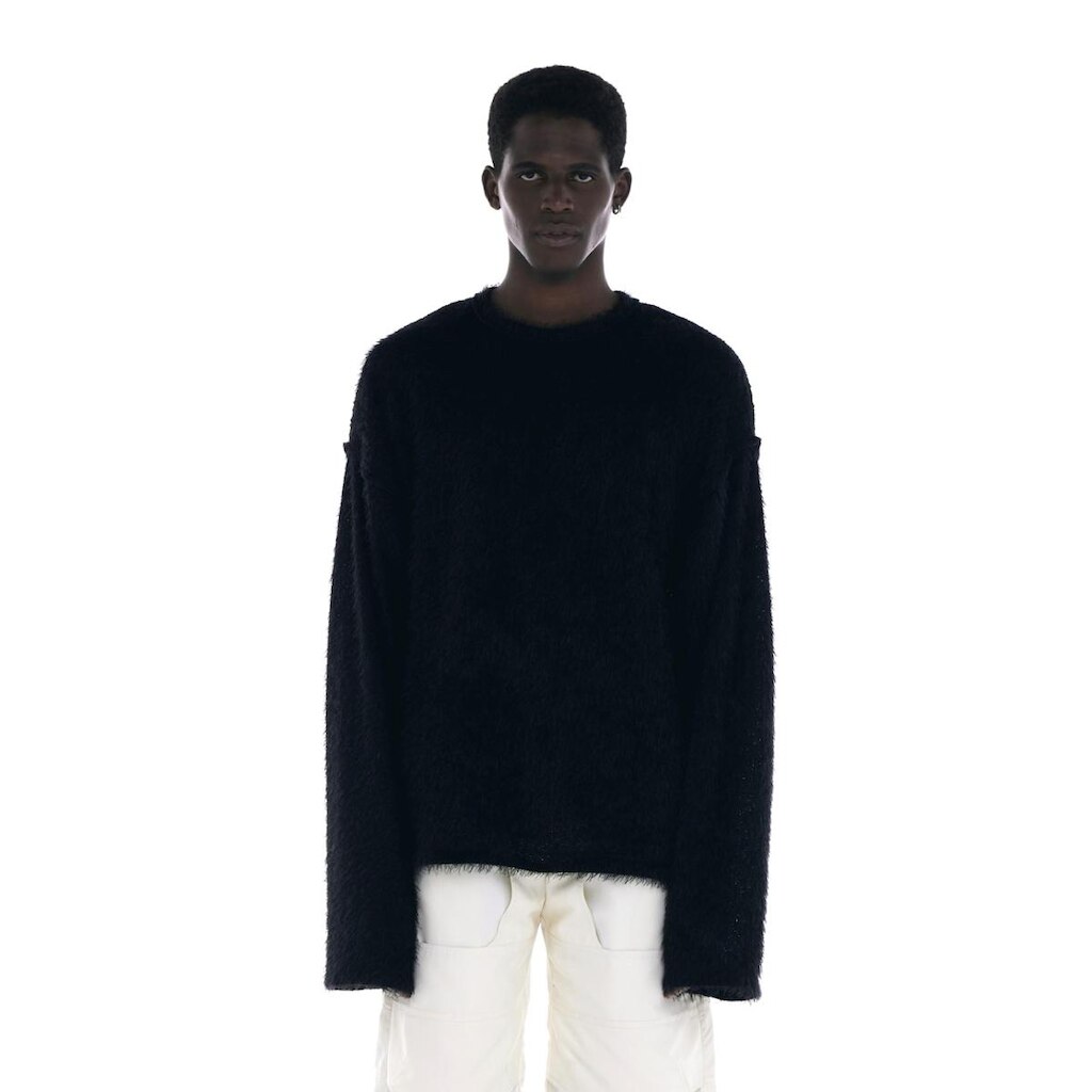 Blusa Forca Studio Manga Coprida Mohair Masculina