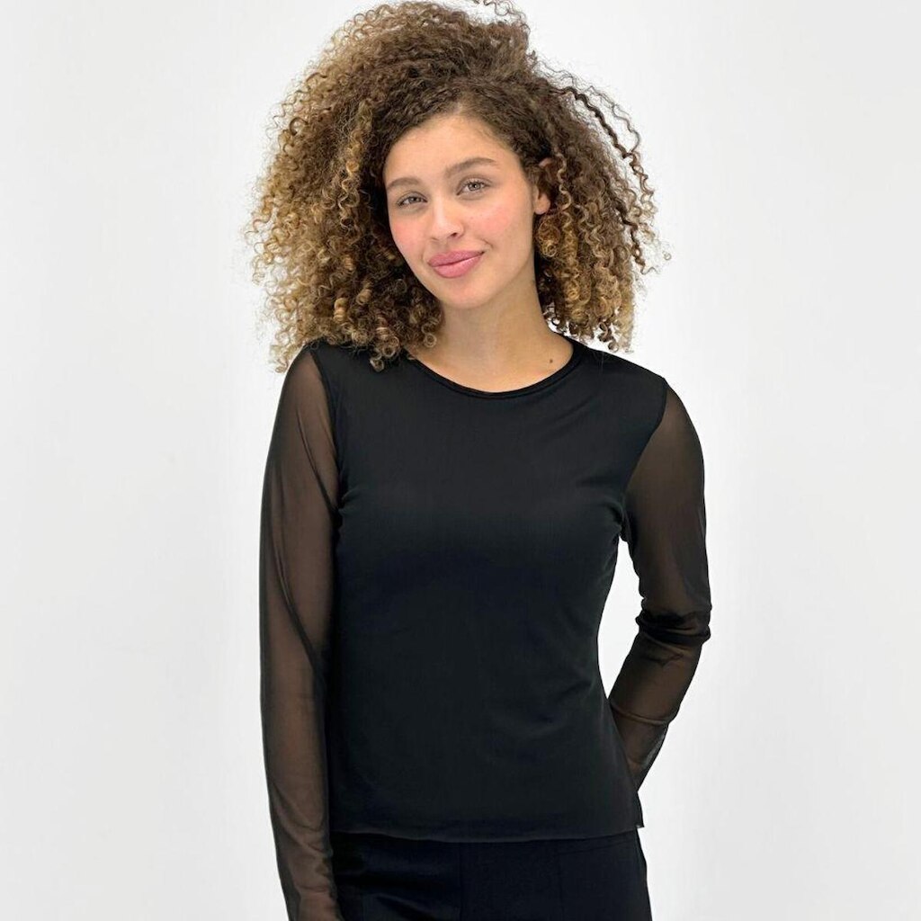 Blusa Formitz Tule Manga Longa Feminina