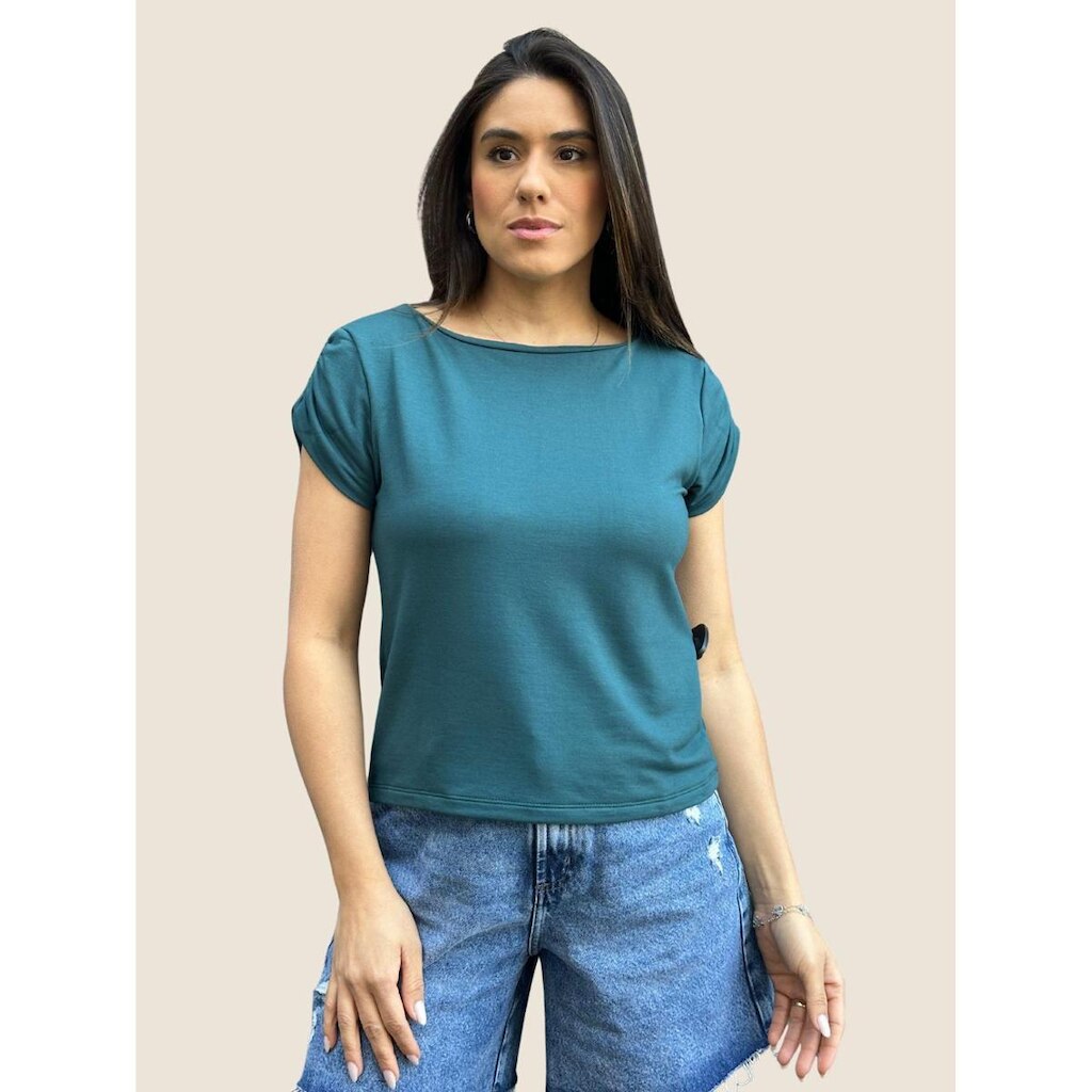 Blusa Franzido Mangas Usemodo