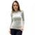 BLUSA HERING BÁSICA MANGA LONGA GOLA REDONDA FEMININA - Cinza Claro