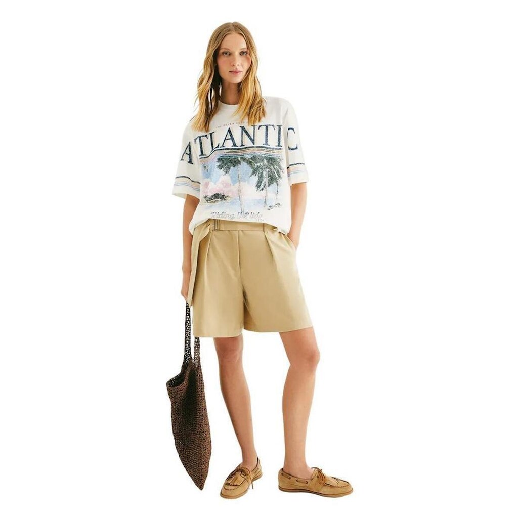 Blusa Hering Feminina Atlantic Oversized