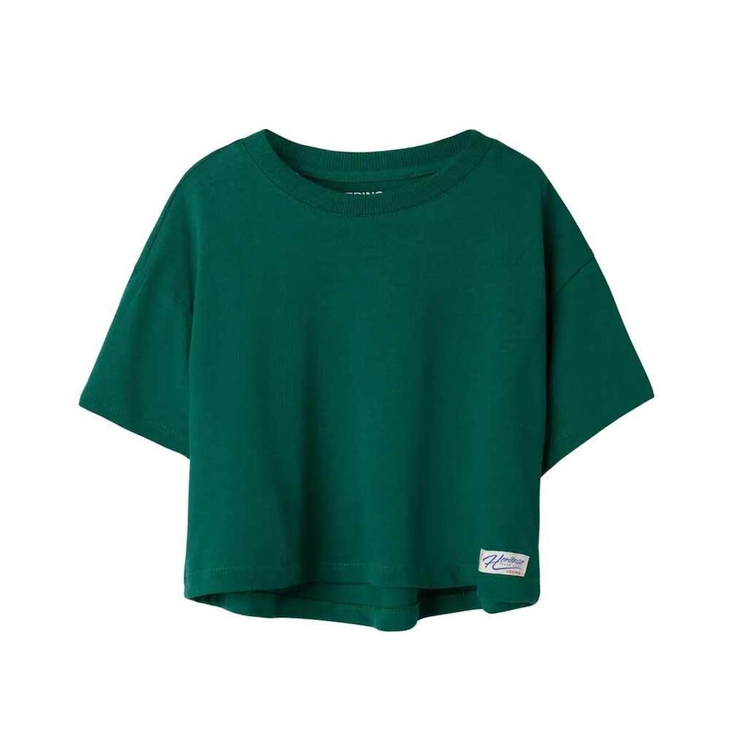 Blusa Hering Infantil Menina Oversized Em Malha Binada
