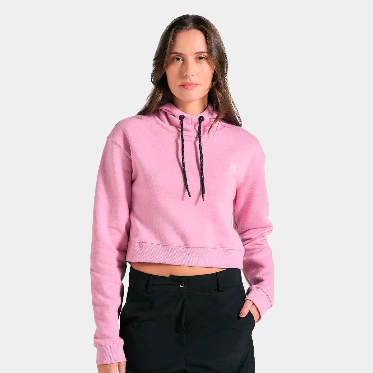 Vestuário Feminino Hurley Moletom Feminino MOLETOM HURLEY FECHADO