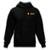 Blusa Hyve De Frio Moletom Casaco Modelo Canguru Com Capuz - Preto