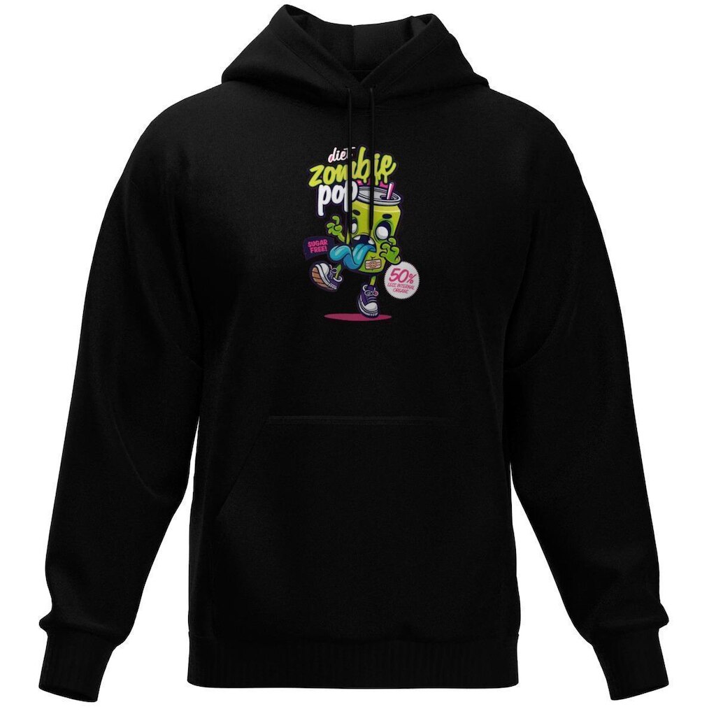 Blusa Hyve De Moletom Estampada Com Capuz Modelo Canguru