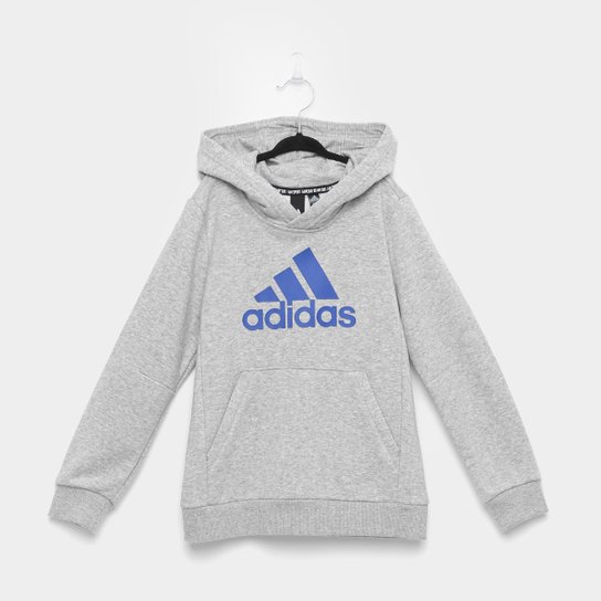 Blusa Infantil Adidas Mh Bos Po Yb - Cinza e Azul é ruim? Blusa Infantil Adidas Mh Bos Po Yb - Cinza e Azul é boa?
