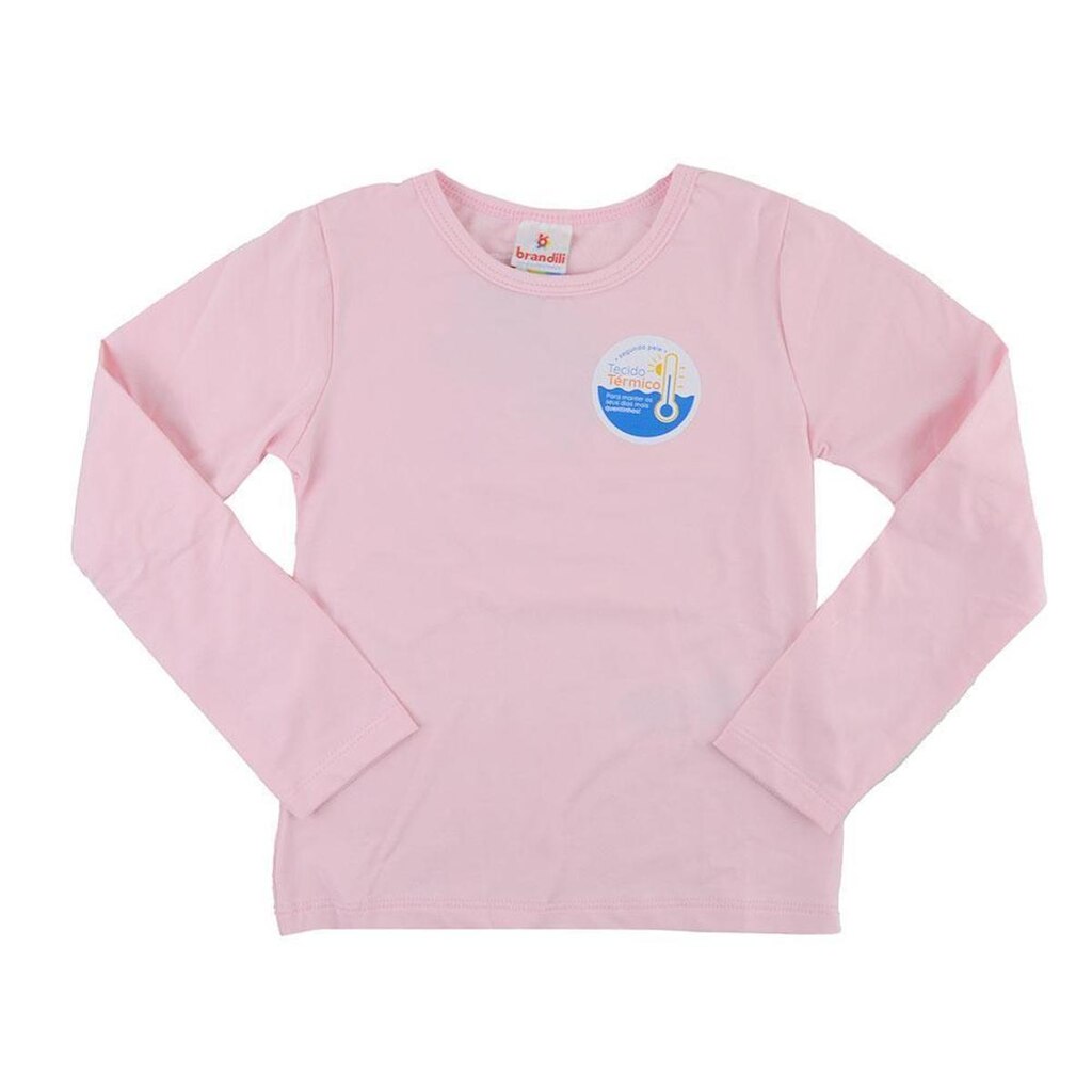 Blusa Infantil Brandili Térmica Rosa Claro - 80148