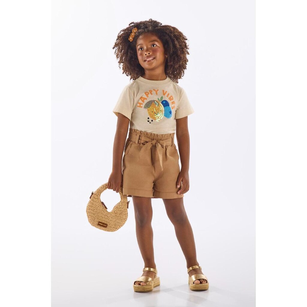 Blusa Infantil em Algodão com Bordado Up Baby