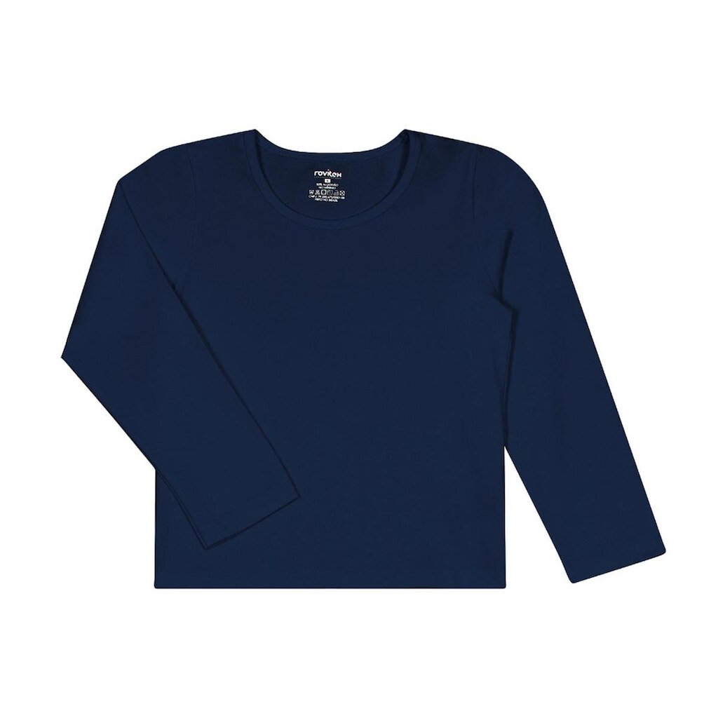 Blusa Infantil Feminina Básicos Rovitex Kids Azul