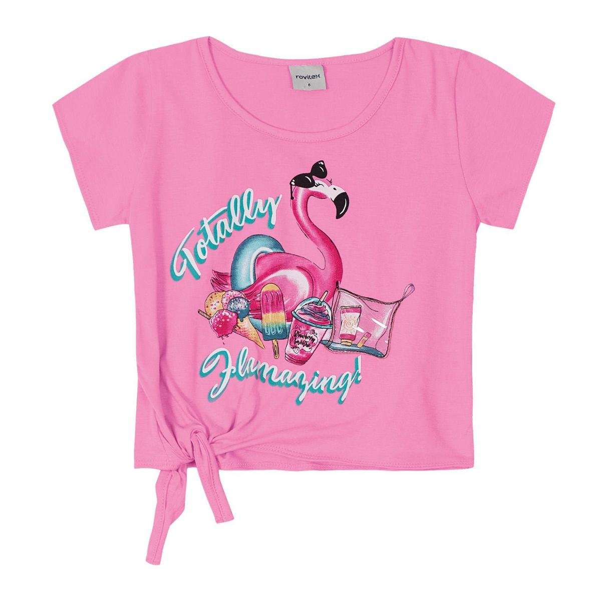 Blusa Infantil Blusa De Flamingo Feminino Blusa Infantil Feminina
