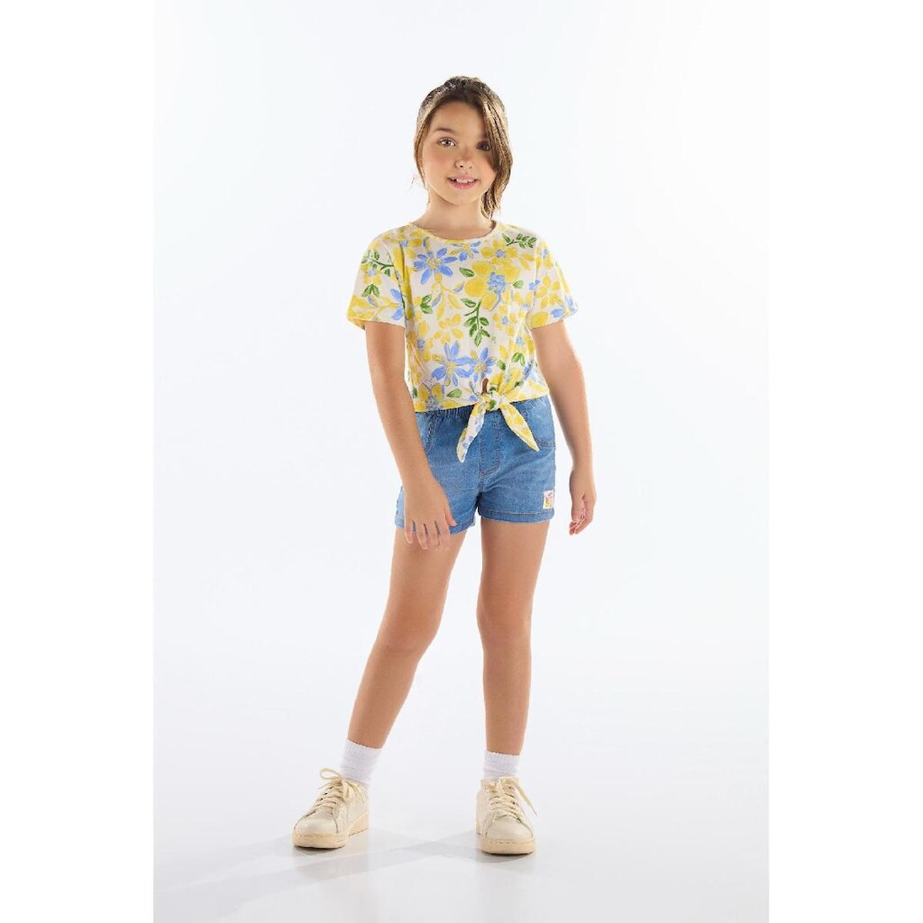 Blusa Infantil Feminino em Cotton Quimby