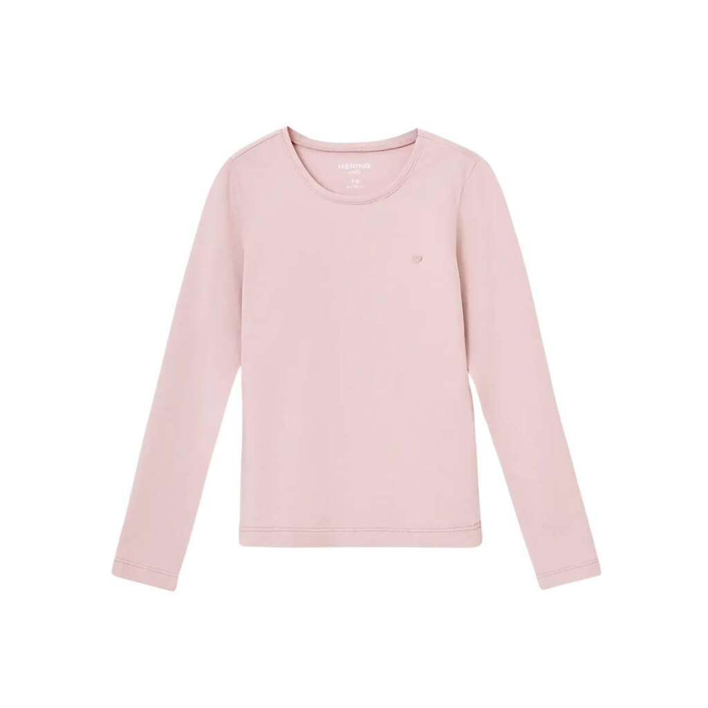 Blusa Infantil Hering Manga Longa Com Patch Rosa