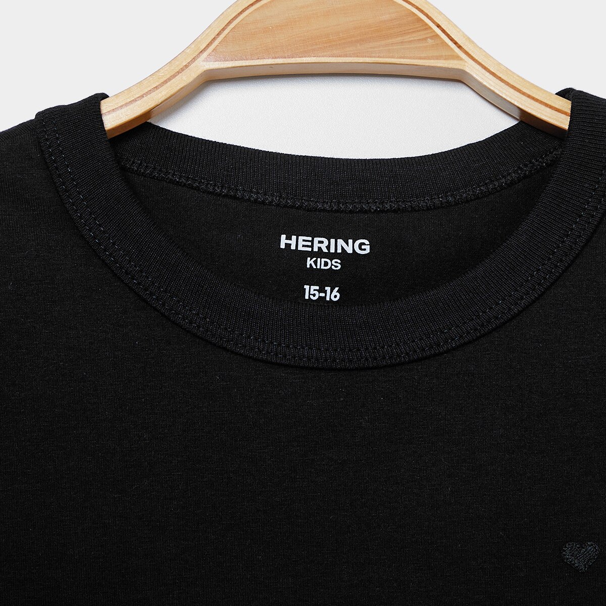 Blusa Infantil Hering Meia Malha Lisa Feminina - 1
