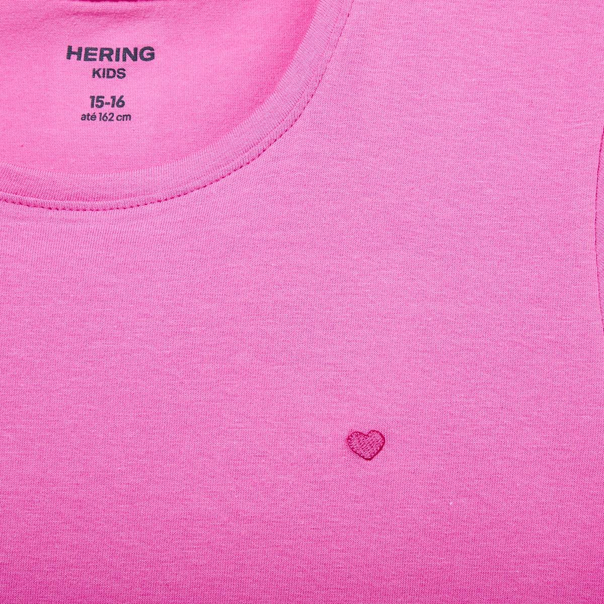 Blusa Infantil Hering Meia Malha Lisa Feminina - 1