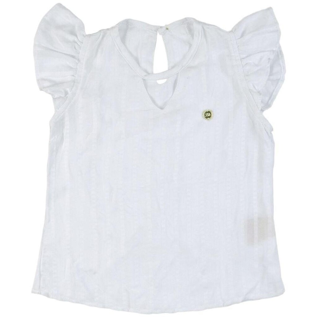 Blusa Infantil Look Jeans Bata Branca - BRANCO - 01
