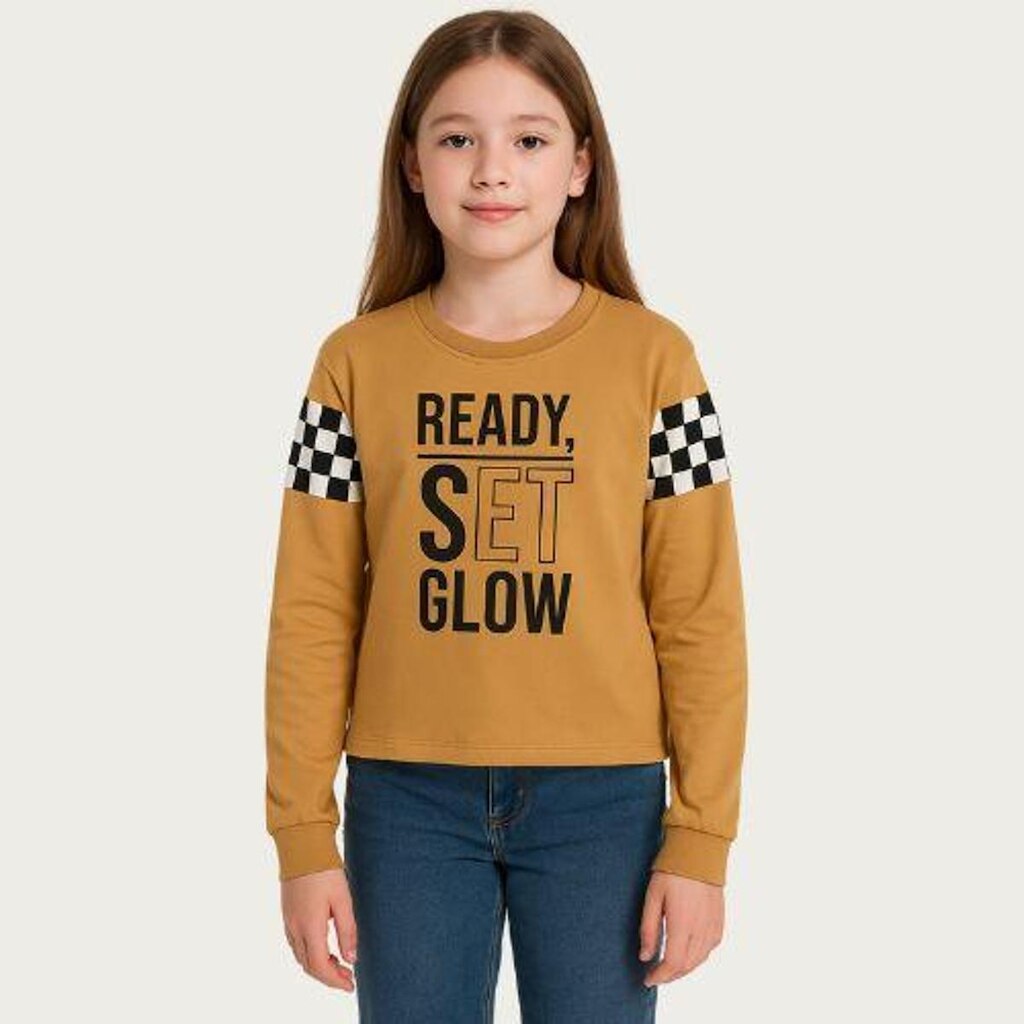 Blusa Infantil Manga Longa Estampada Cativa