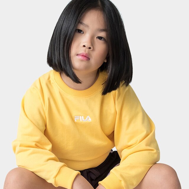 Blusa Infantil Manga Longa Fila Elastic Menina