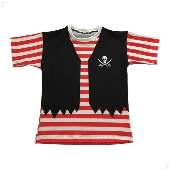Blusa Infantil Masculina Carnaval Fantasia De Bombeiro - Estampado Menor preço em Blusa Infantil Masculina Carnaval Fantasia De Bombeiro - Estampado