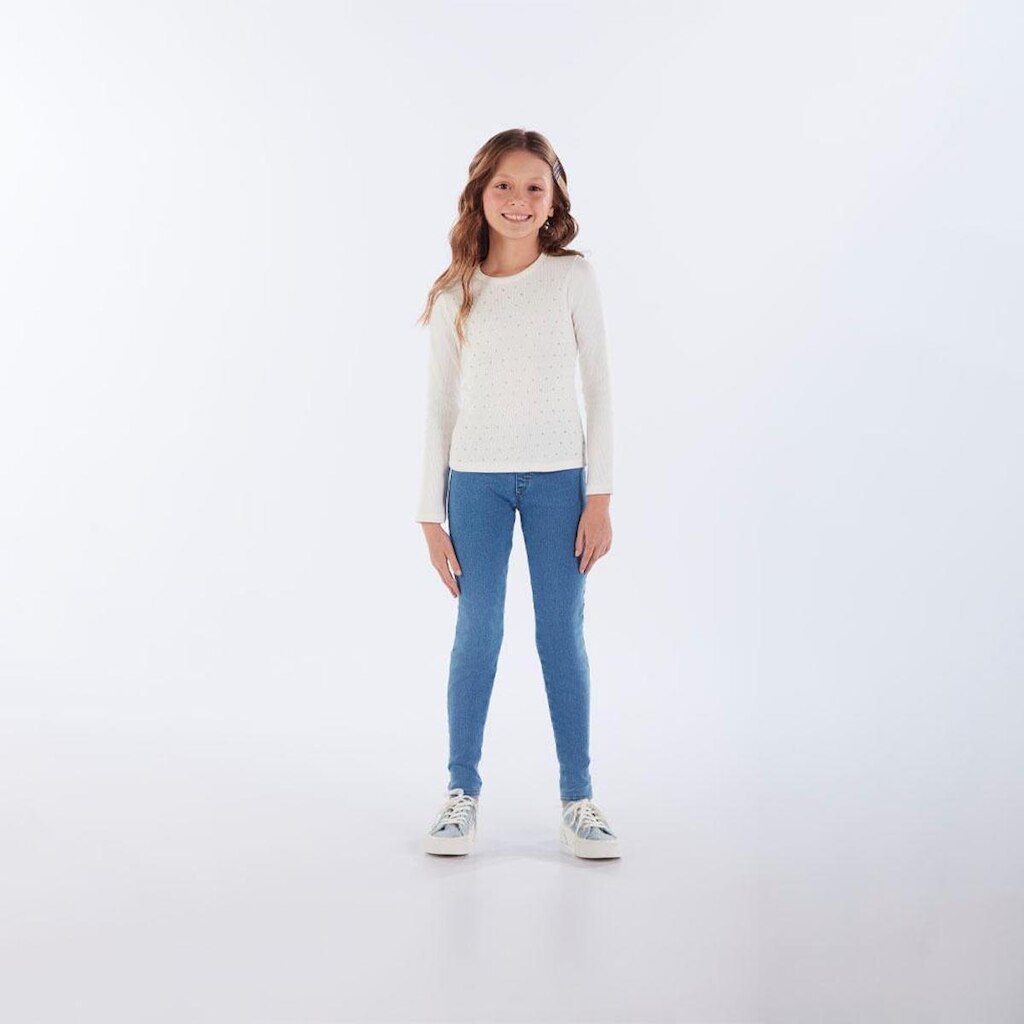 Blusa Infantil Menina - Bege - 52809-1271