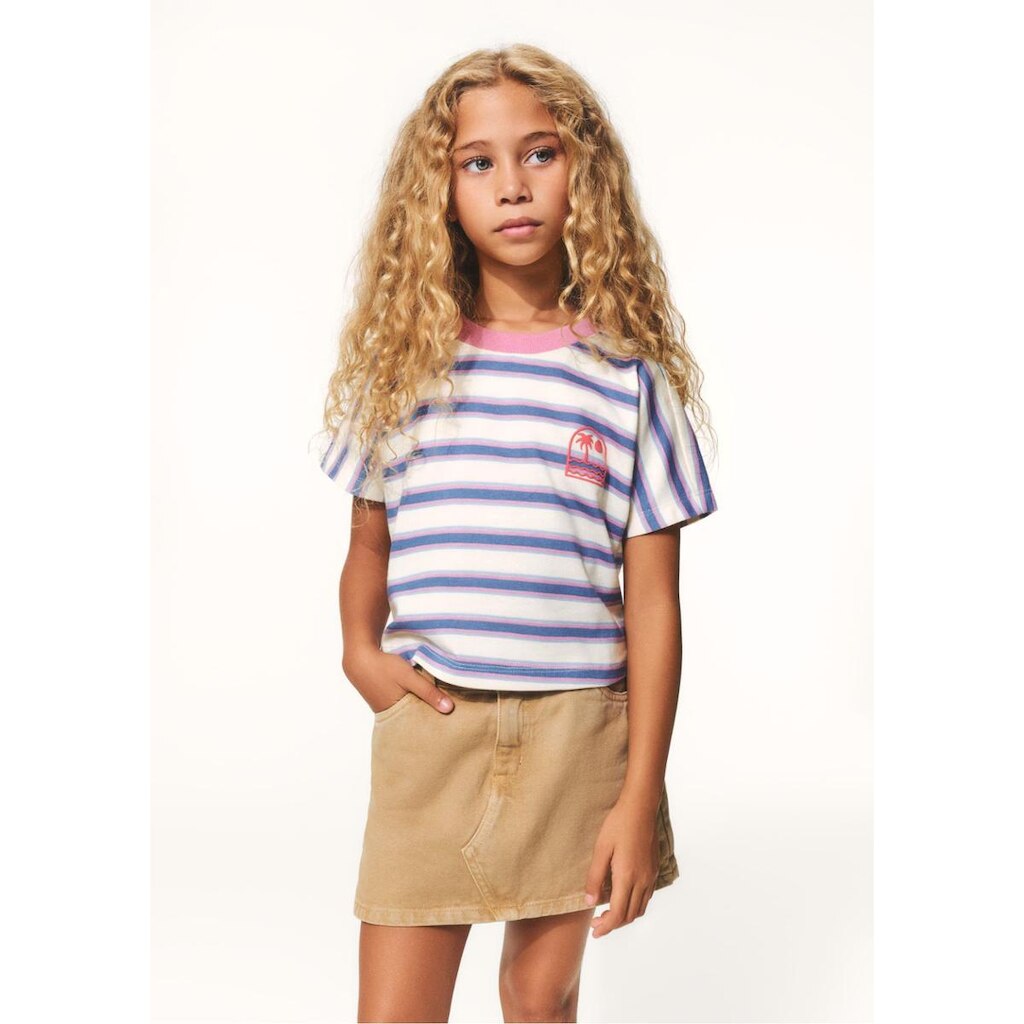 Blusa Infantil Menina Estampada Em Malha Binada