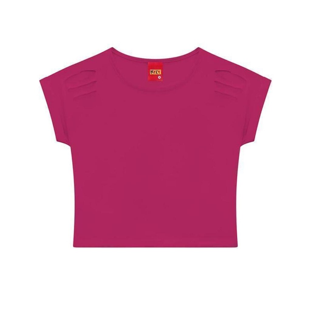 Blusa Infantil Menina, Rosa Neon - Kyly