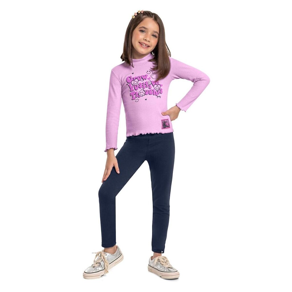 Blusa Infantil Ribana Canelada Quimby