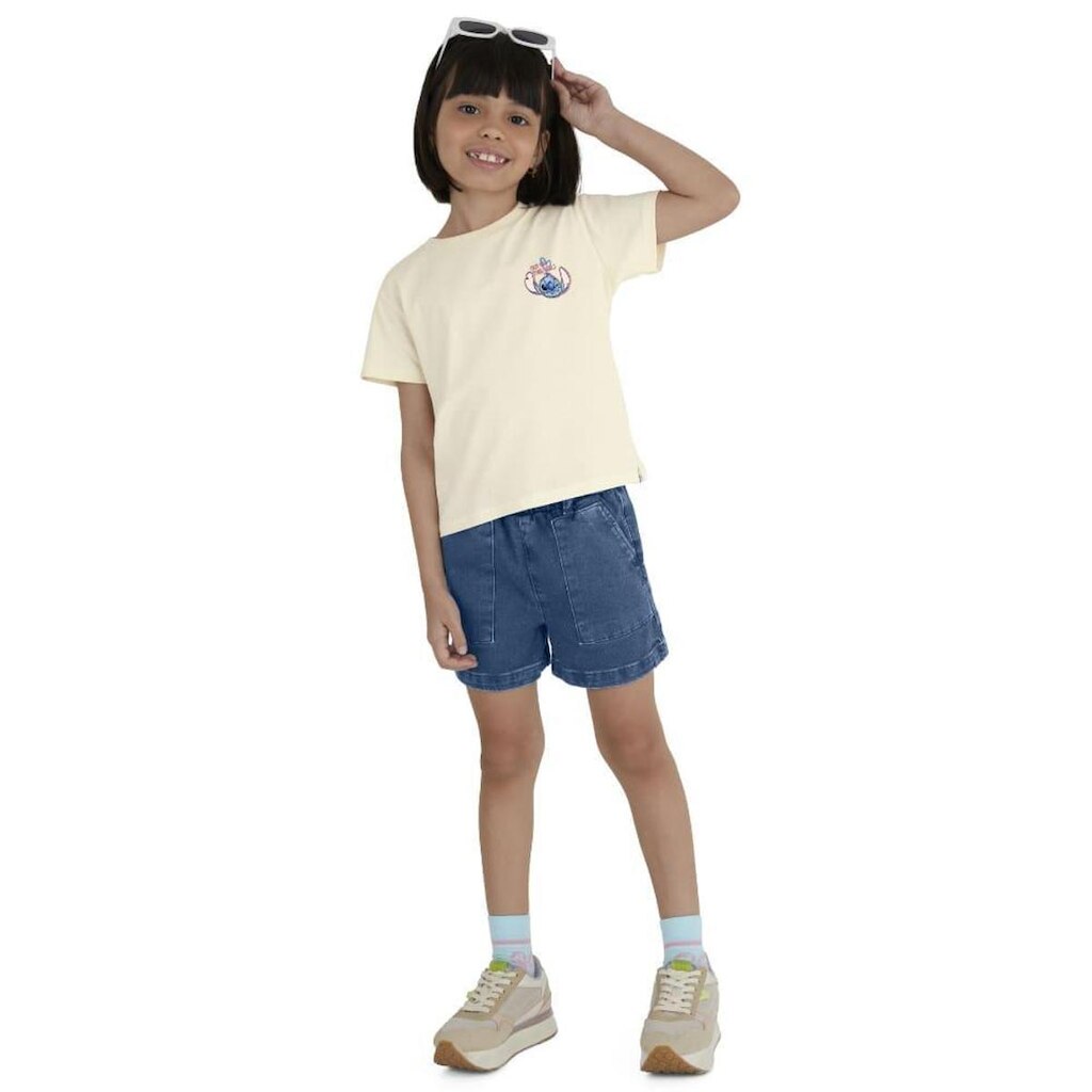 Blusa Infantil Verão Menina Stitch - Malwee