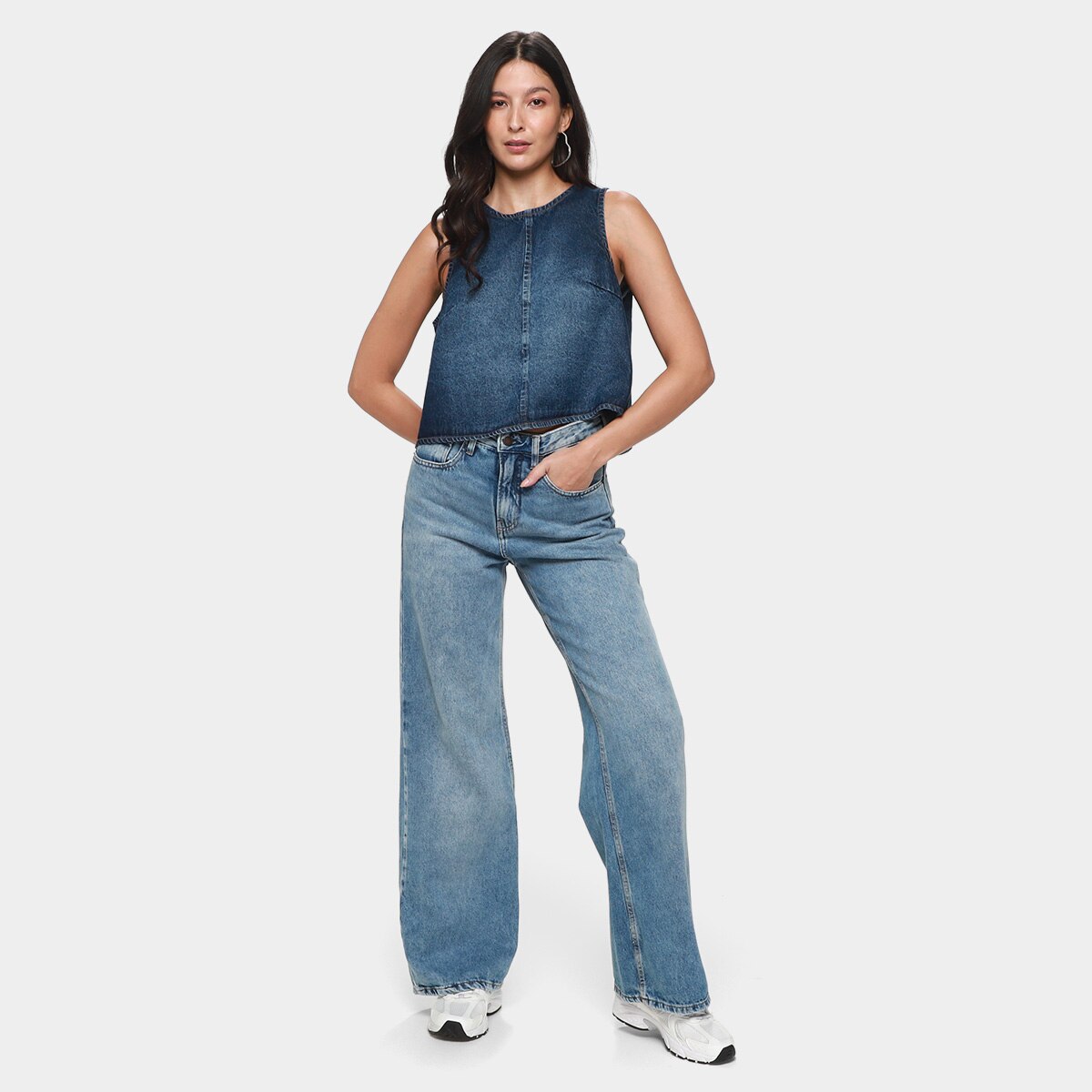 Blusa Jeans Colcci Confort Feminina - 3