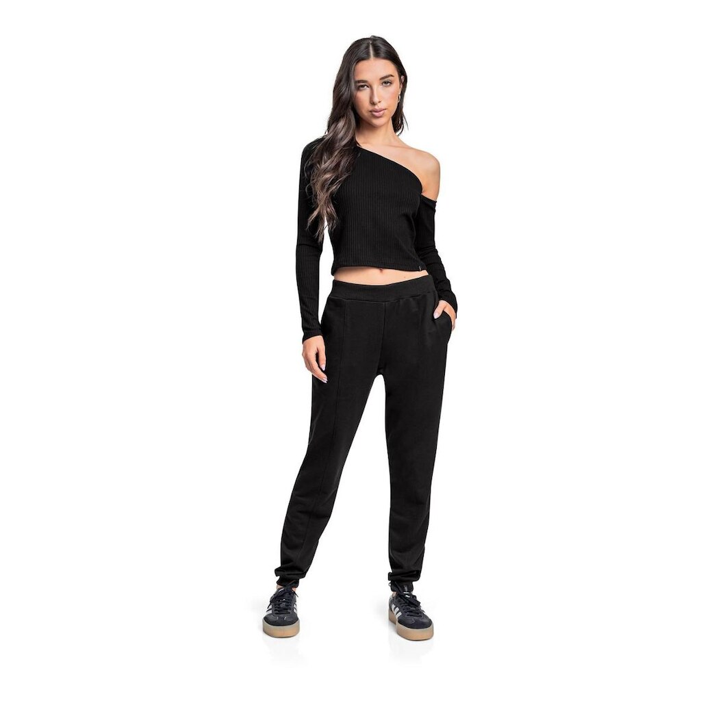 Blusa Juvenil em Ribana Canelada Gloss