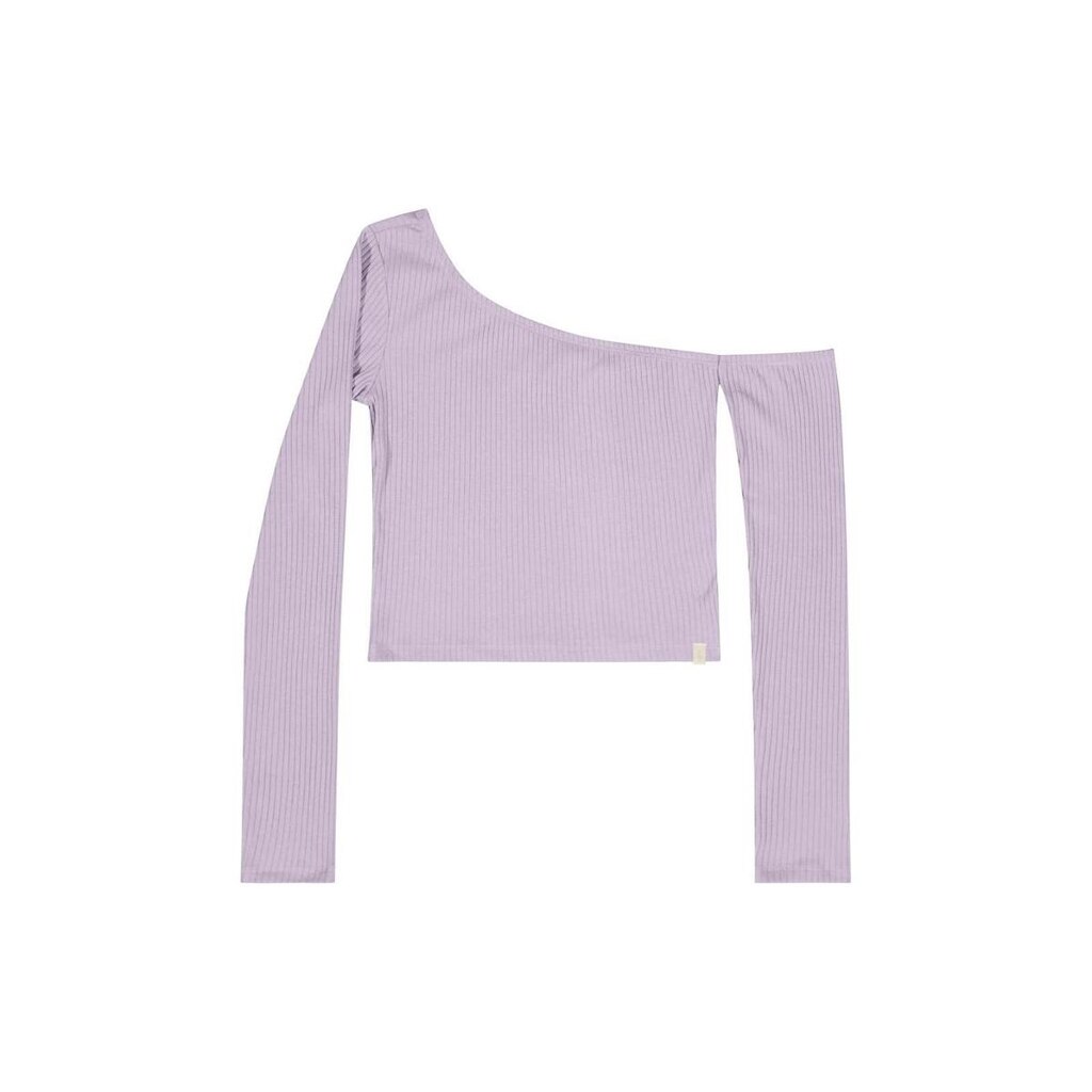 Blusa Juvenil em Ribana Canelada Gloss